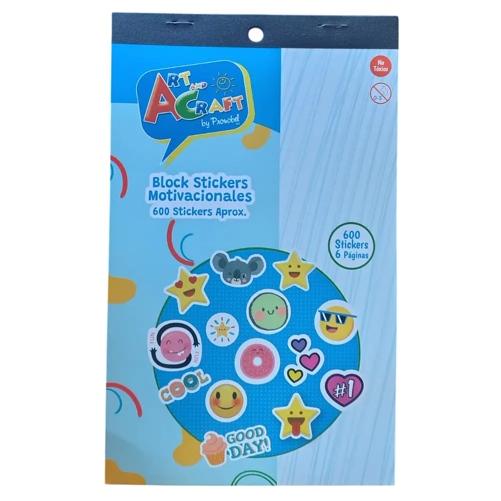 STICKER LIBRO 6 PÁGINAS MOTIVACIONALES
