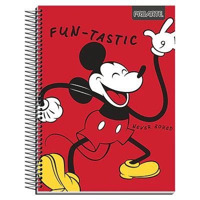 CUADERNO TOP 120 HOJAS 7MM MICKEY