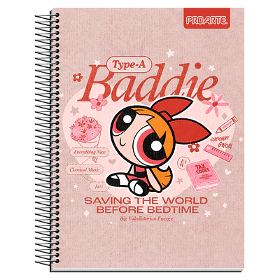 CUADERNO TOP 150HOJAS 7MM CHICAS SUPERPODEROSAS