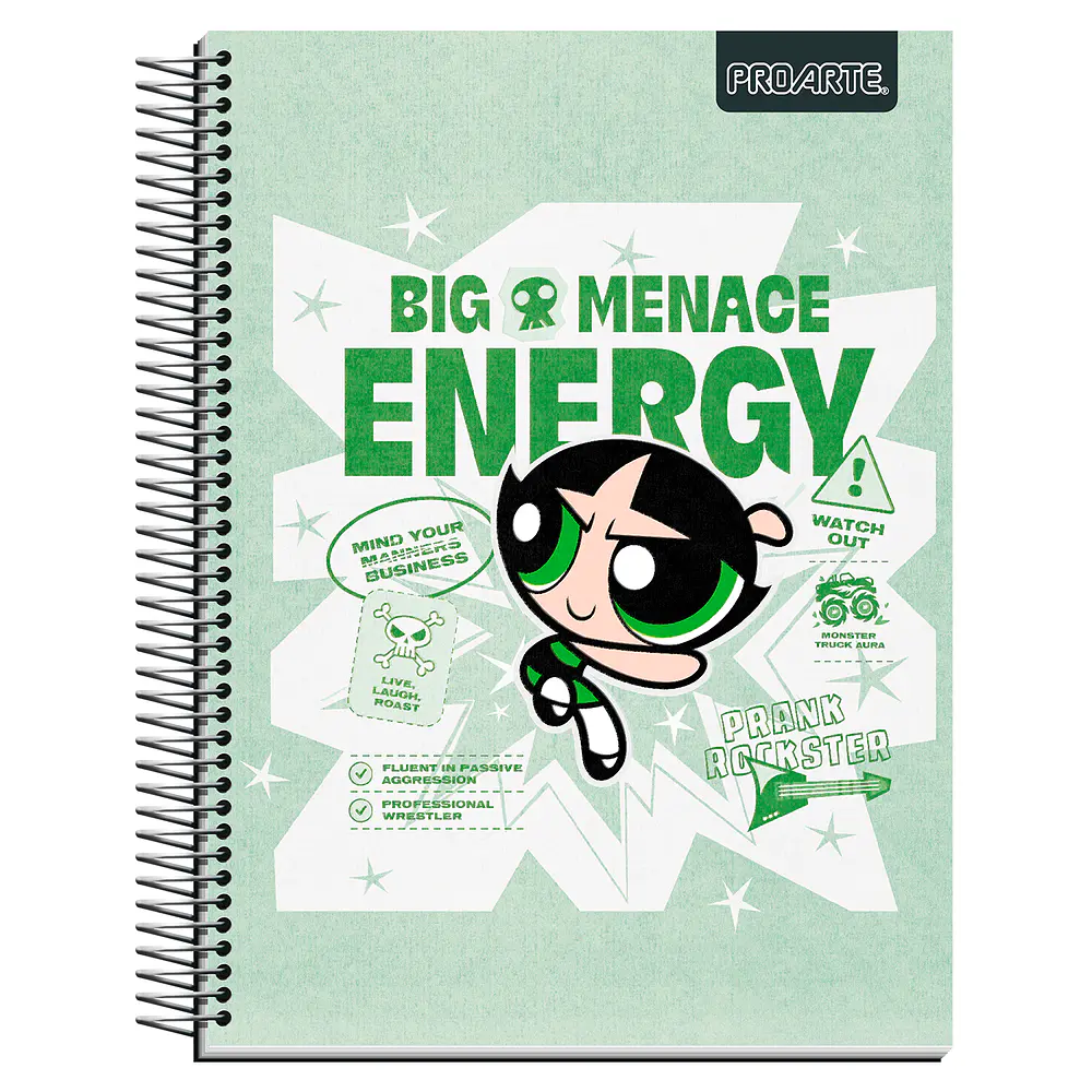 CUADERNO TOP 150HOJAS 7MM CHICAS SUPERPODEROSAS