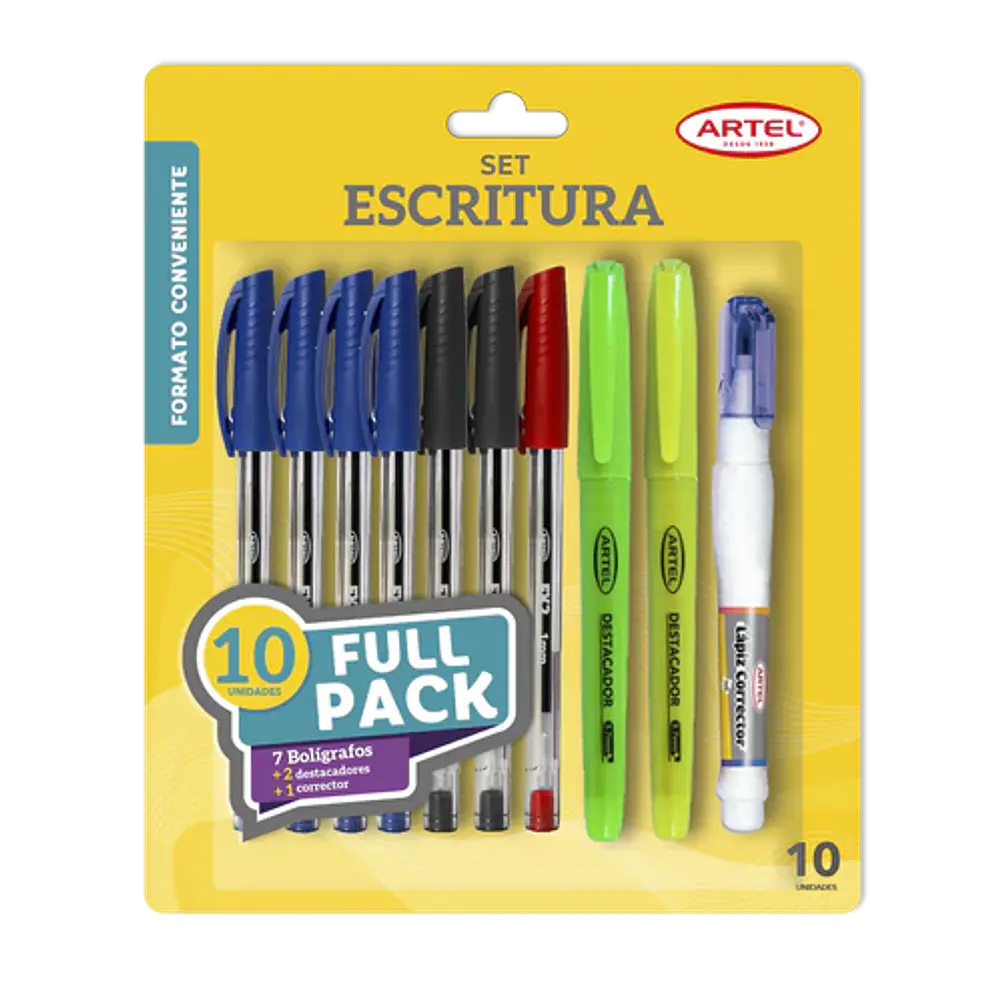 SET ESCRITURA 10 PIEZAS