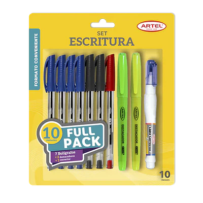 SET ESCRITURA 10 PIEZAS