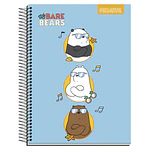 CUADERNO TOP 150HOJAS 7MM WE BARE BEARS