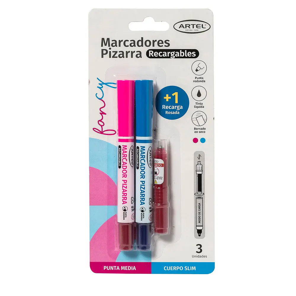 MARCADOR PIZARRA+ RECARGA 