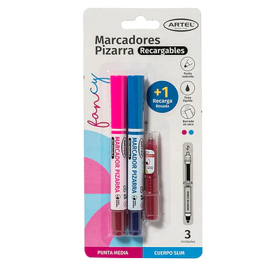 MARCADOR PIZARRA+ RECARGA 