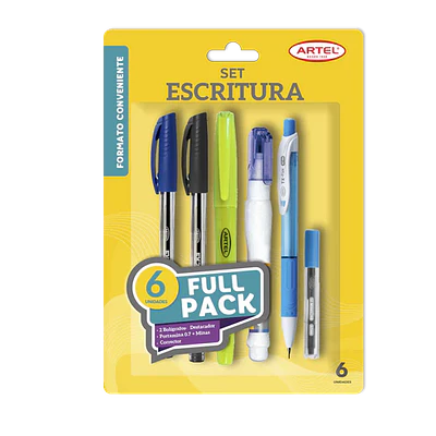 SET ESCRITURA 6 PIEZAS