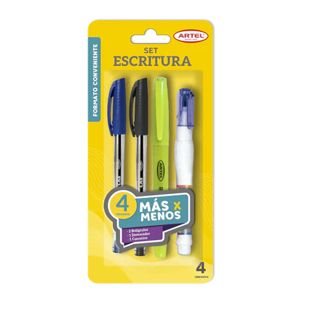 SET ESCRITURA 4 PIEZAS