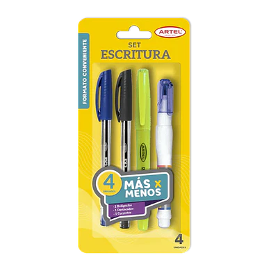 SET ESCRITURA 4 PIEZAS