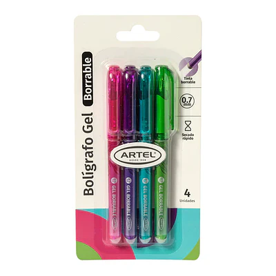 BLISTER BOLÍGRAFO GEL BORRABLE 