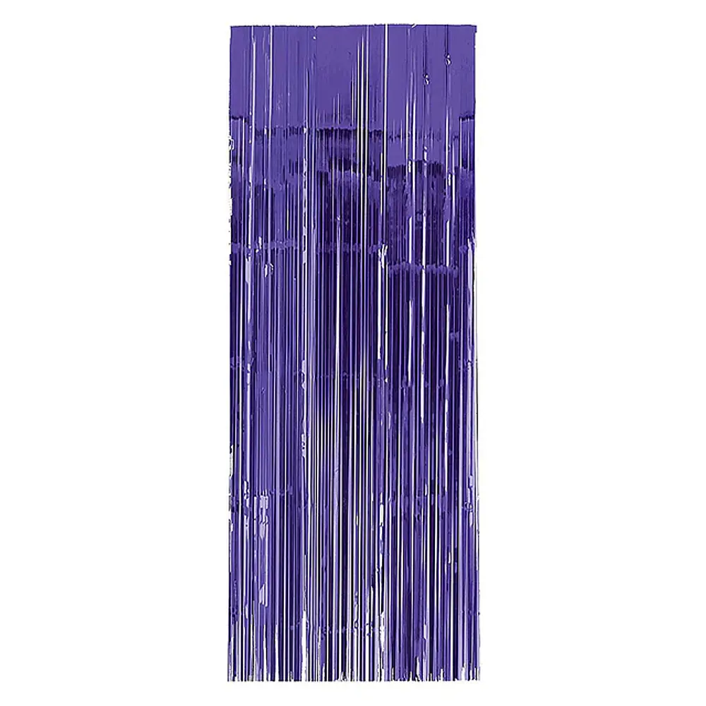 CORTINA METALIZADA 240X100CMS- DIFERENTES COLORES