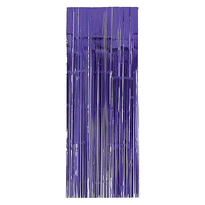 CORTINA METALIZADA 240X100CMS- DIFERENTES COLORES