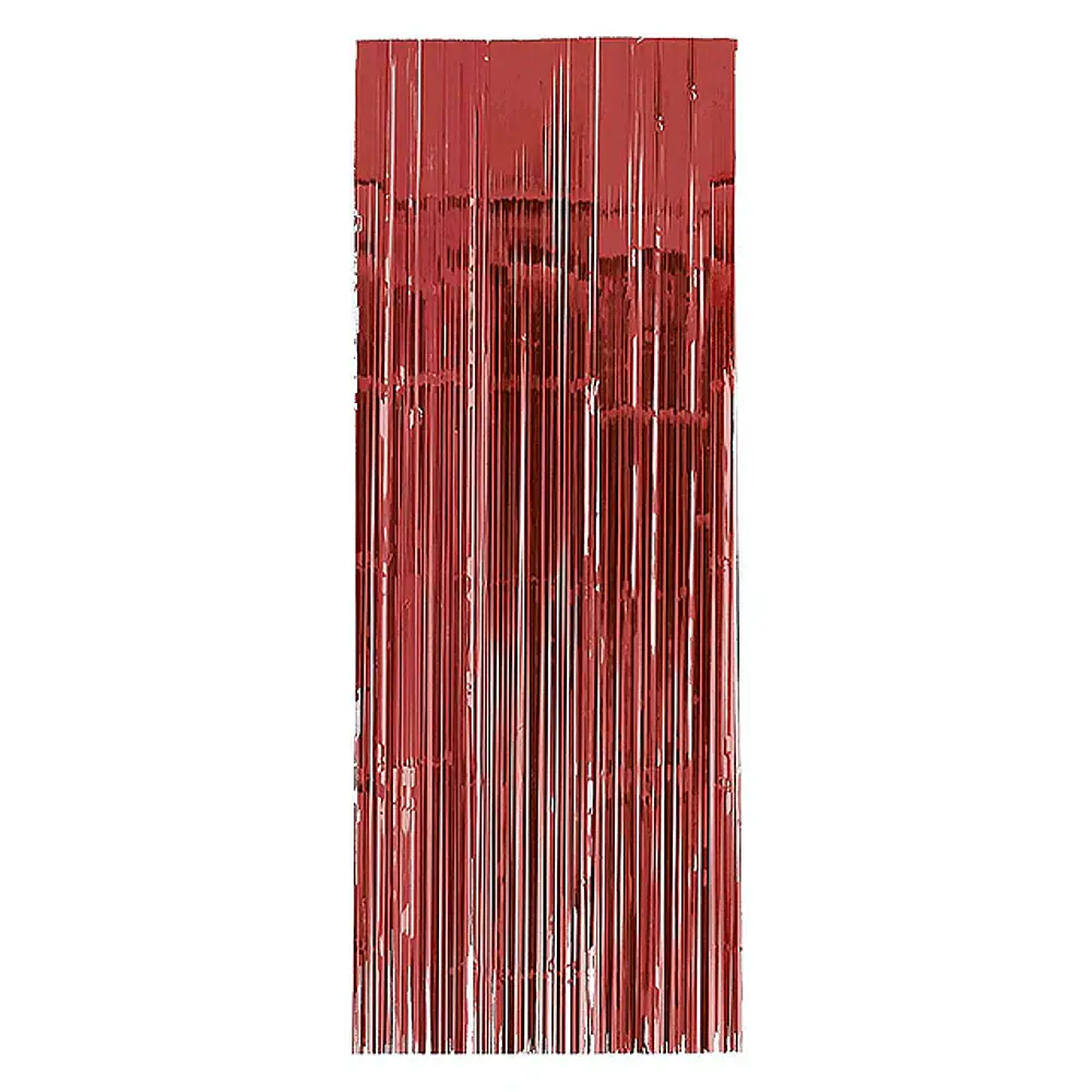 CORTINA METALIZADA 240X100CMS- DIFERENTES COLORES