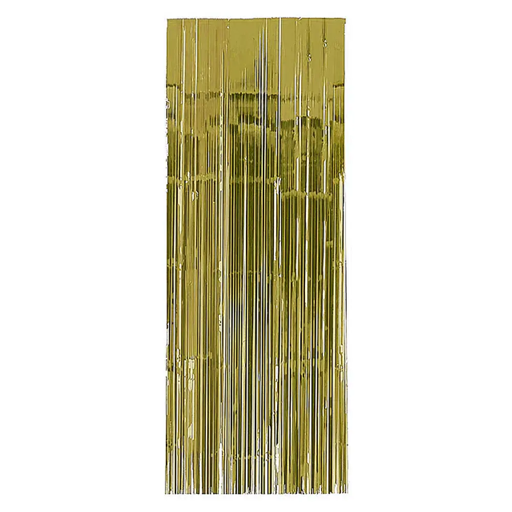 CORTINA METALIZADA 240X100CMS- DIFERENTES COLORES
