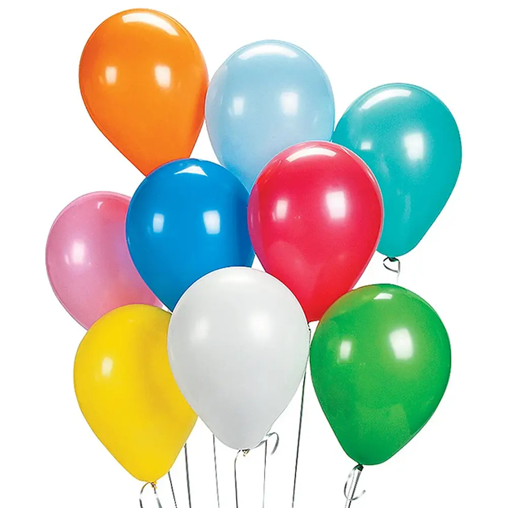 GLOBO LISO GLAM #12 COL SURTIDOS 25 UNI