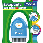 BL.SACAPUNTAS C/GOMA + CEPILLO