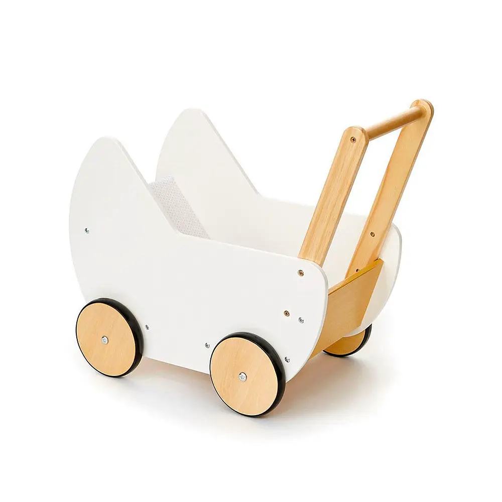 COCHE MUÑECA MADERA