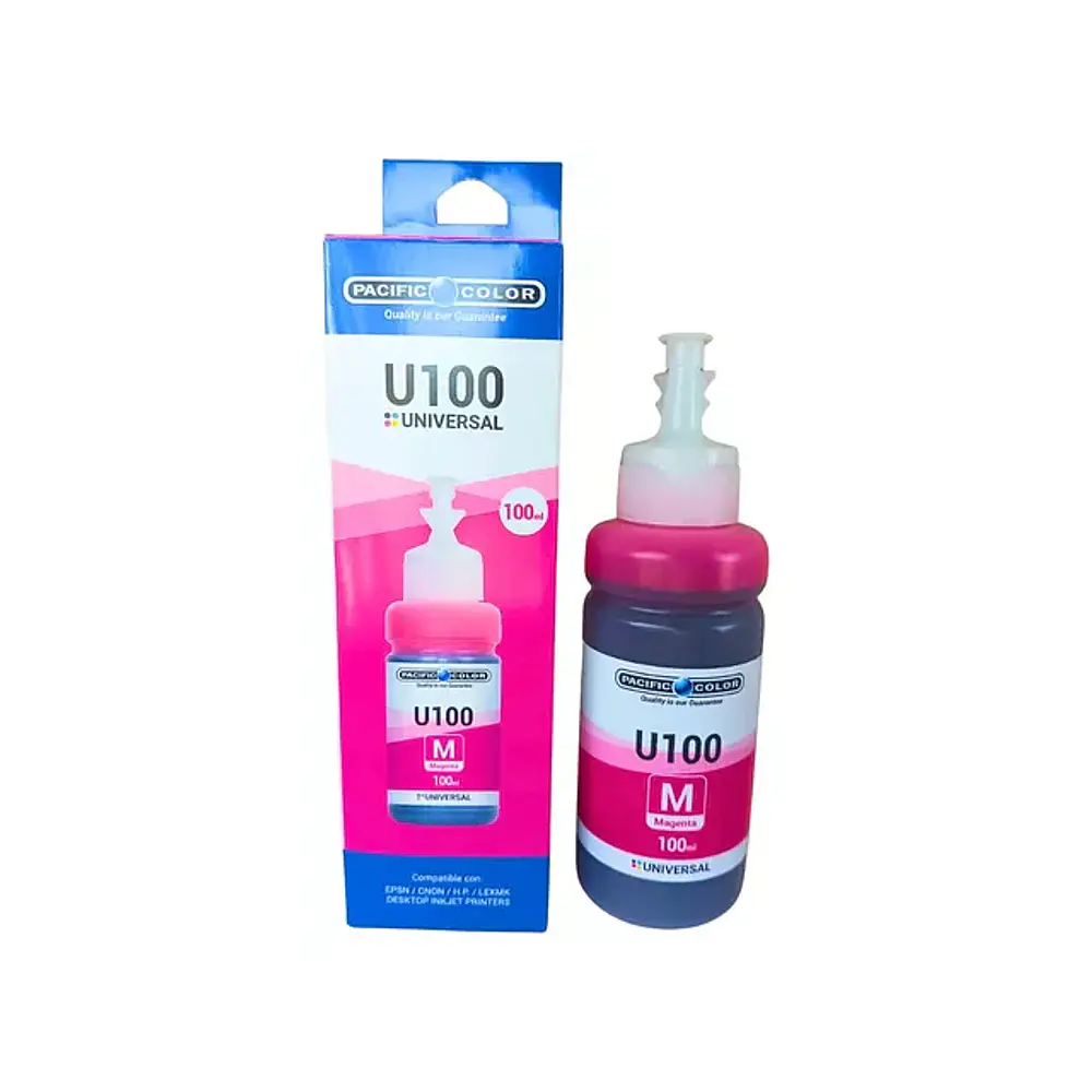 TINTA 100ML UNIVERSAL EPSON/CANON/HP - DIFERENTES COLORES