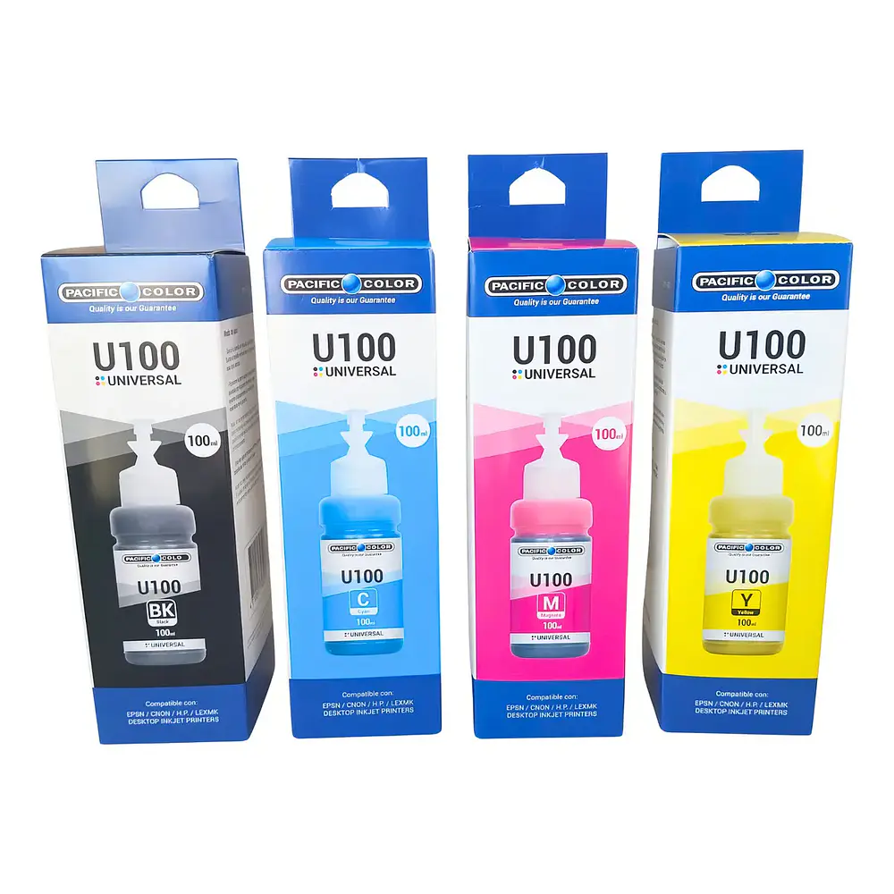 TINTA 100ML UNIVERSAL EPSON/CANON/HP - DIFERENTES COLORES