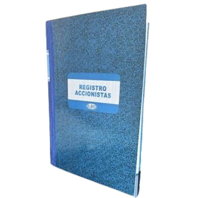 LIBRO REGISTRO ACCIONISTAS 50 HOJAS