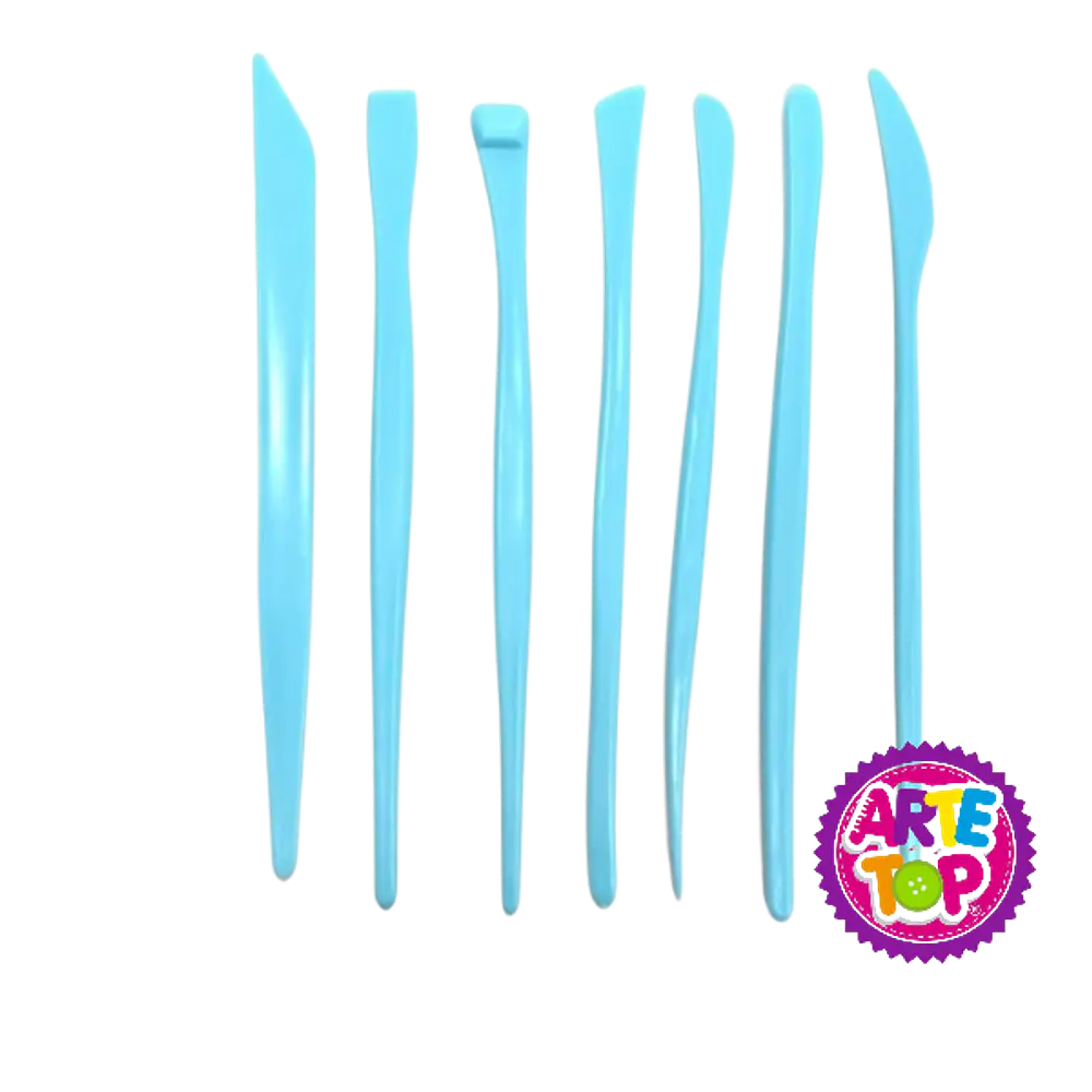 SET 7 ESTECAS PLASTICAS ARTETOP