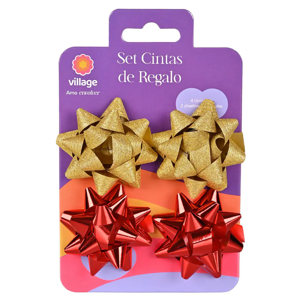 SET 4 CINTAS PEQUEÑAS NAVIDAD
