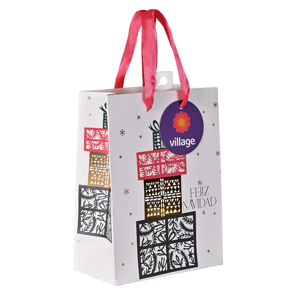 BOLSA DE REGALO NAVIDAD VILLAGE