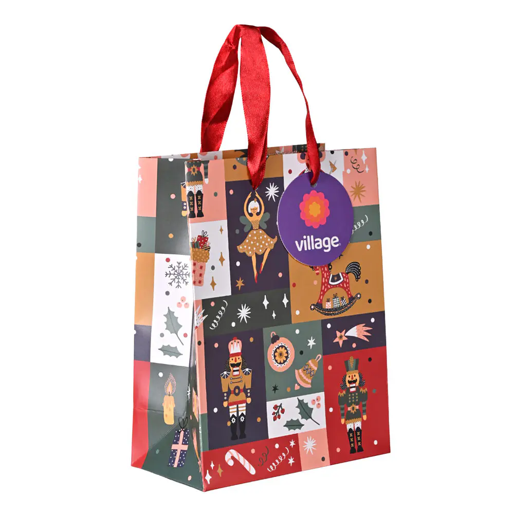 BOLSA DE REGALO NAVIDAD VILLAGE