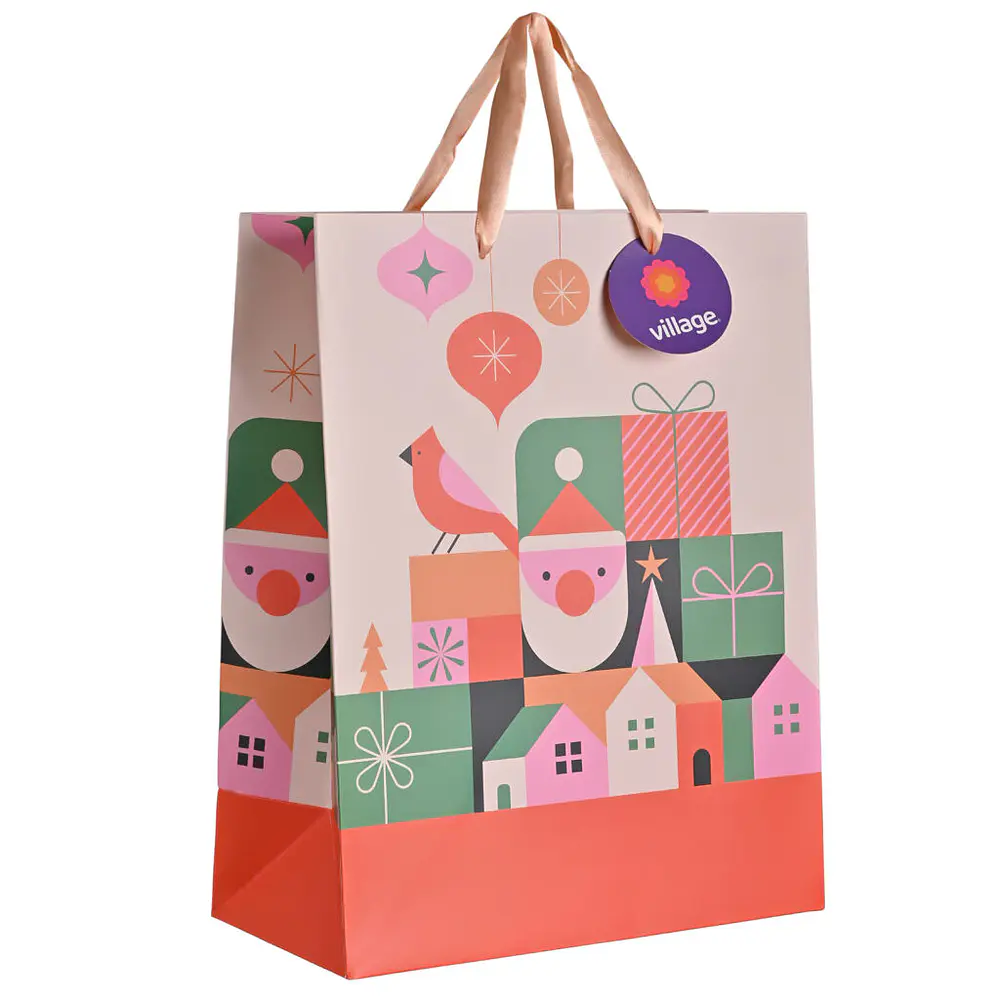 BOLSA DE REGALO NAVIDAD VILLAGE