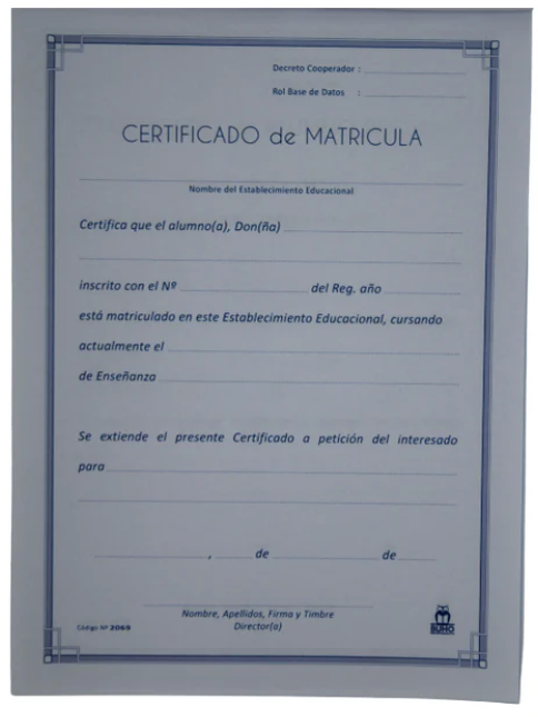 CERTIFICADO MATRICULA BLOCK 50 HJS