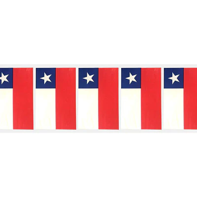 BANDERA PLASTICA TIRA DE 10 MTS.