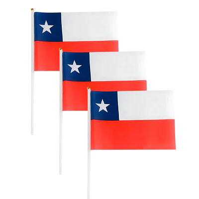 BANDERA CHILENA 45X30CM.