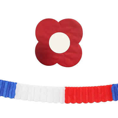 GUIRNALDA TREBOL TRICOLOR 2MTS