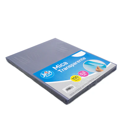 MICA TRANSPARENTE A4 200MICRONES