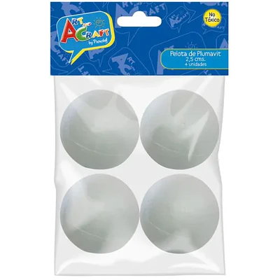 PELOTA PLUMAVIT 2,5 CMS