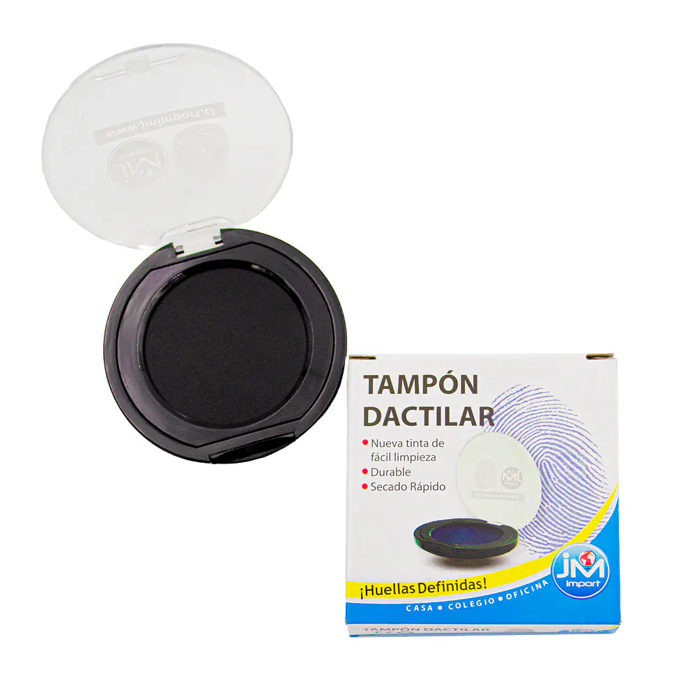 TAMPON DACTILAR NEGRO