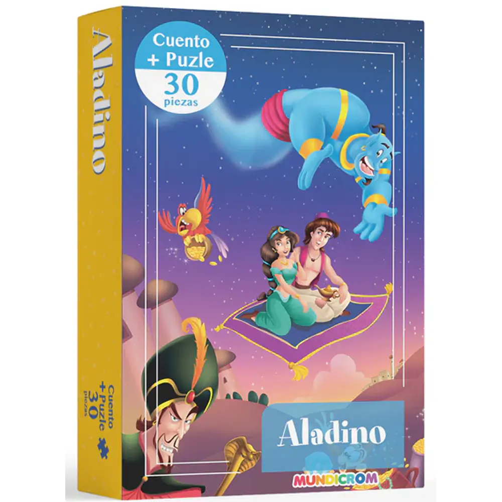 CUENTO + PUZLE 30 PIEZAS ALADINO