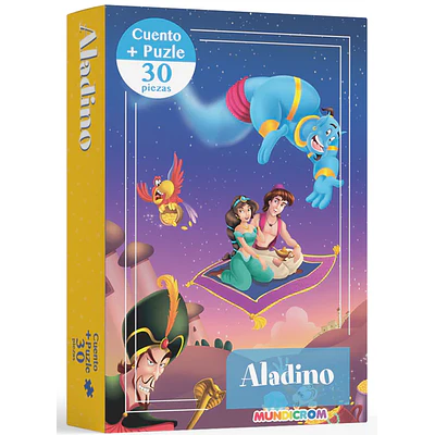 CUENTO + PUZLE 30 PIEZAS ALADINO