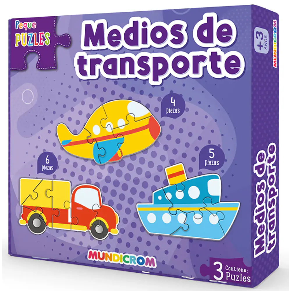 PUZZLE PEQUE MEDIOS DE TRANSPORTES 