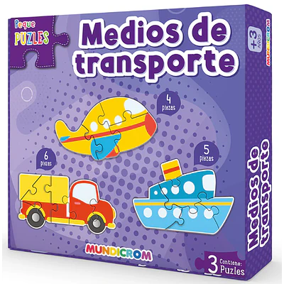 PUZZLE PEQUE MEDIOS DE TRANSPORTES 