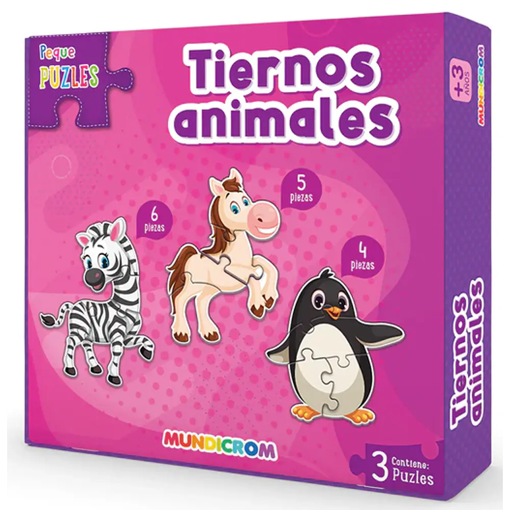 PUZZLE PEQUE TIERNOS ANIMALES