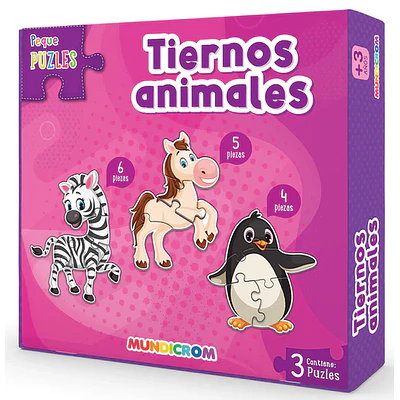 PUZZLE PEQUE TIERNOS ANIMALES