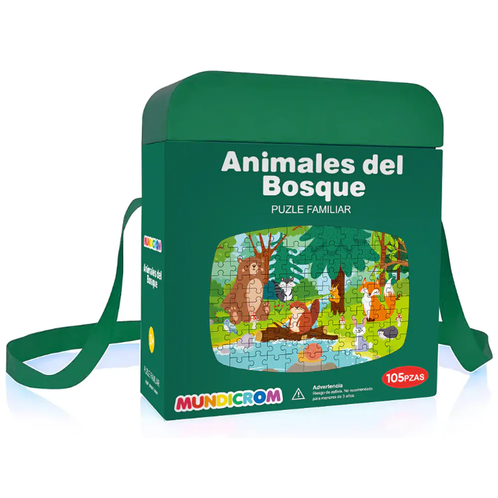PUZZLE ANIMALES DEL BOSQUE 105PZAS