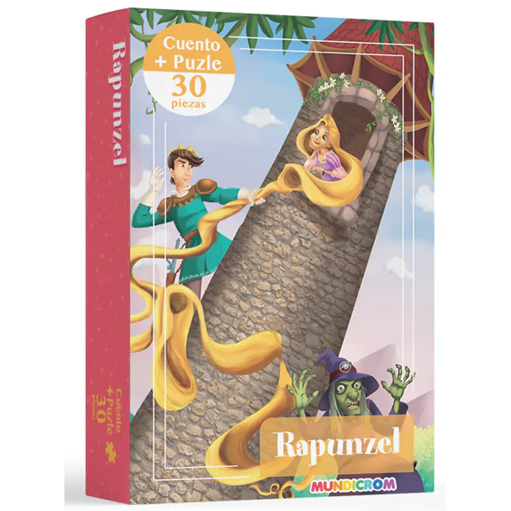 CUENTO + PUZLE 30 PIEZAS RAPUNZEL 