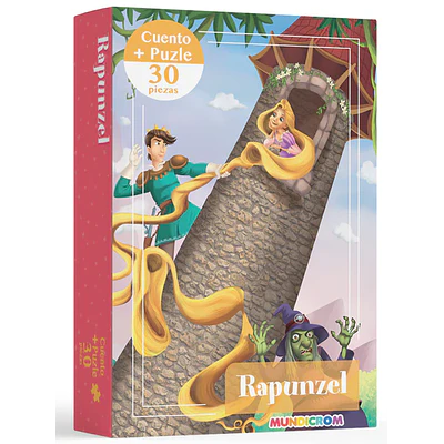 CUENTO + PUZLE 30 PIEZAS RAPUNZEL 