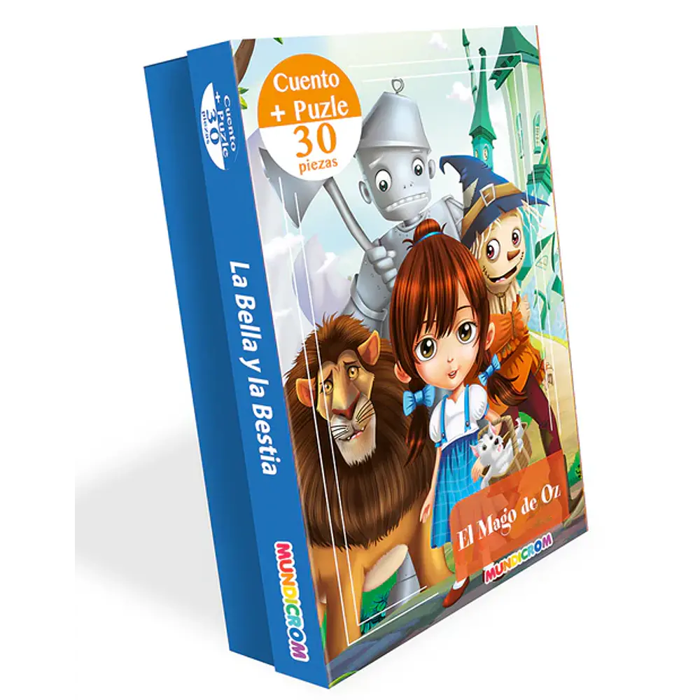 CUENTO+PUZLE 30 PIEZAS EL MAGO DE OZ