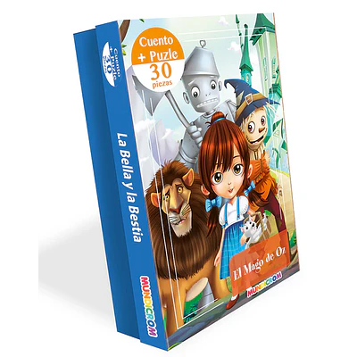 CUENTO+PUZLE 30 PIEZAS EL MAGO DE OZ