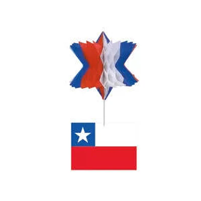 ADORNO CHICO ESTRELLA CON BANDERA