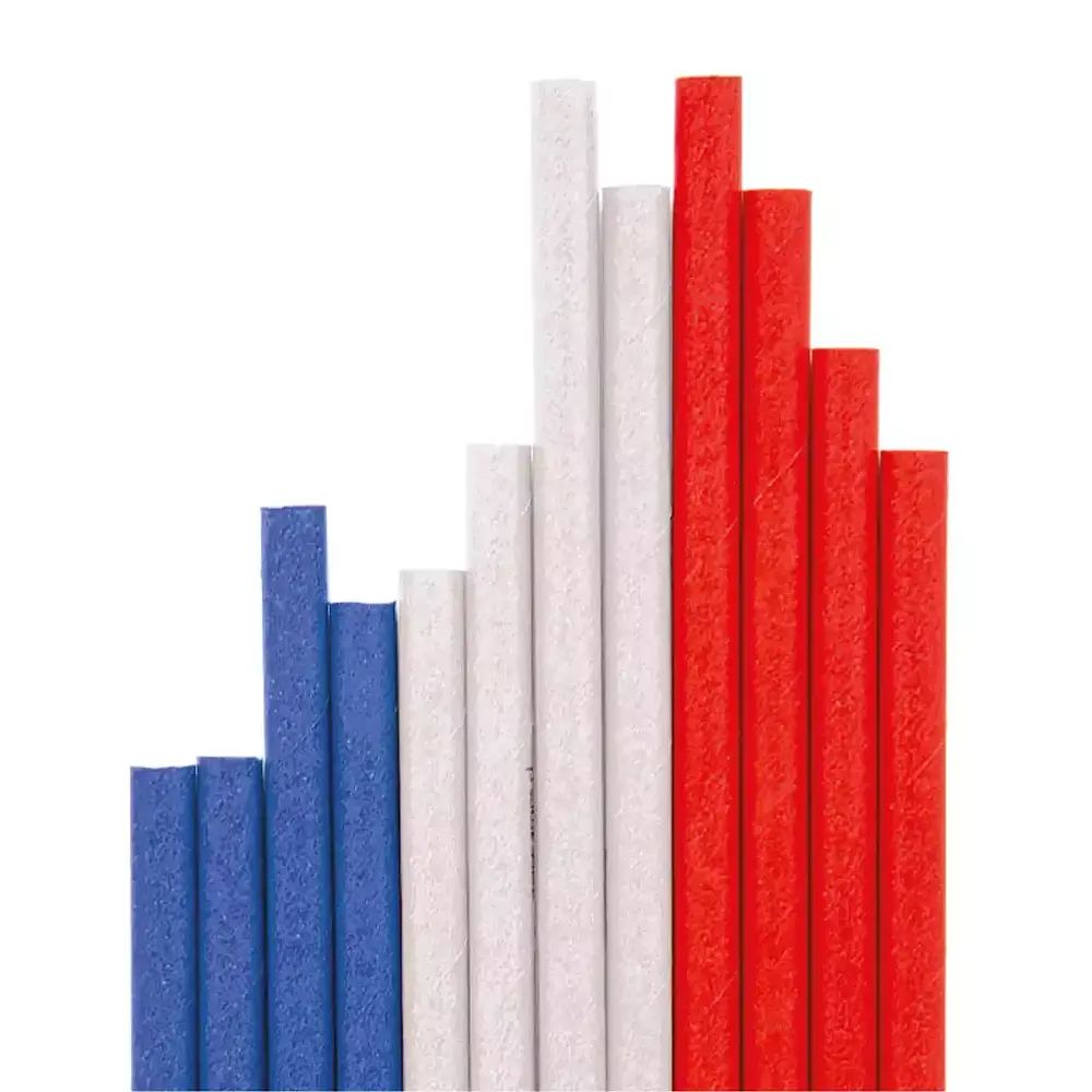 BOMBILLA PAPEL TRICOLOR 24 UNIDADES