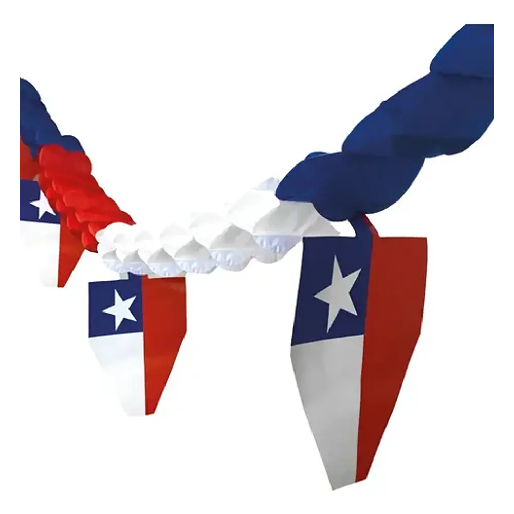 GUIRNALDA 2 METROS CON BANDERINES CHILE