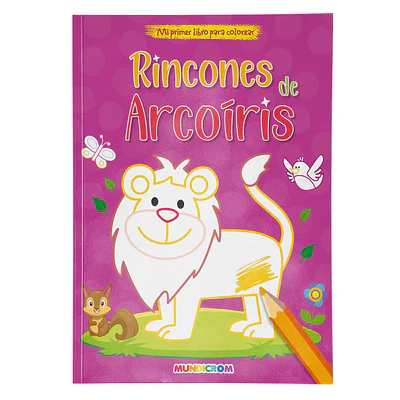 LIBRO PARA COLOREAR RINCONES DE ARCOIRIS